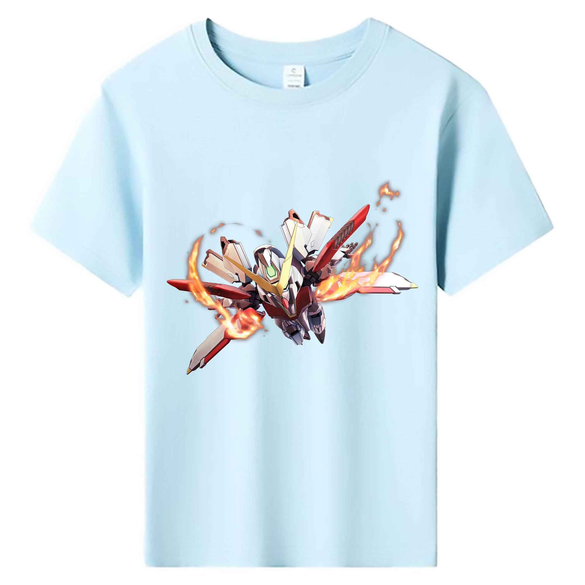 （画像用） 機動戦士ガンダム Mobile Suit Gundam 綿100％キッズTシャツ（フロントプリント）